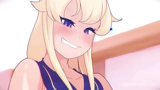 Astolfo x Shimakaze Doggy (Theobrobine)